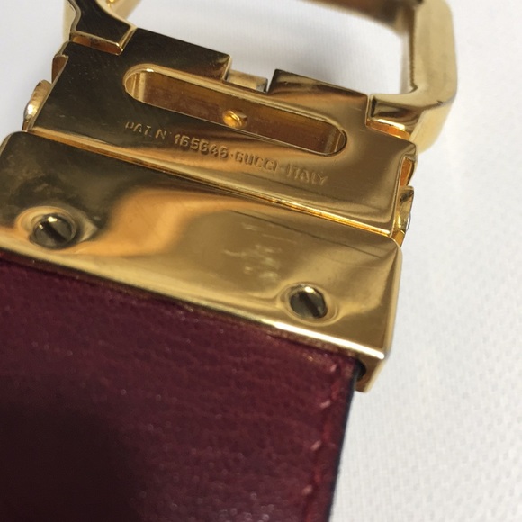 Gucci Italy leather belt main image 6